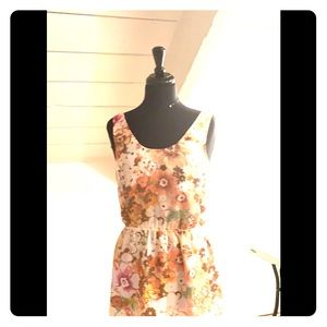 Silk J Crew floral dress
